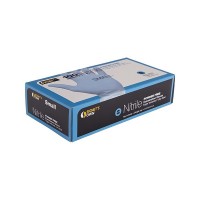 NITRILE BLUE POWDER FREE GLOVES LARGE 100/BOX