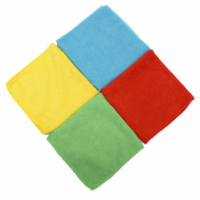 NAB MICROFIBRE CLOTH GREEN 40*40CM 10/PACK