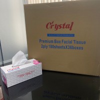 CRYSTAL FASCIAL TISSUE 2ply 180S*36 boxes
