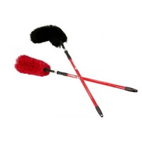 Microfibre Duster / Extendable Handle From 110cm to 160cm (Red & Black)