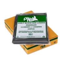 240L PREMIUM BIN LINER BLACK