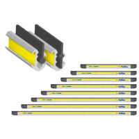 NAB WINDOW SQUEEGE 14IN 350MM STAINLESS STEEL