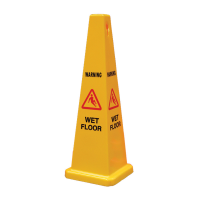 WET FLOOR SIGN CONE 90CM YELLOW 