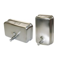 Vertical Stainless Steel Soap Dispenser 1.1 Litre