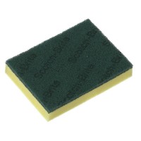 3M SPONGE SCOURER GREEN 150X100MM (230S)