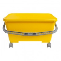 Yellow Bucket w Castors